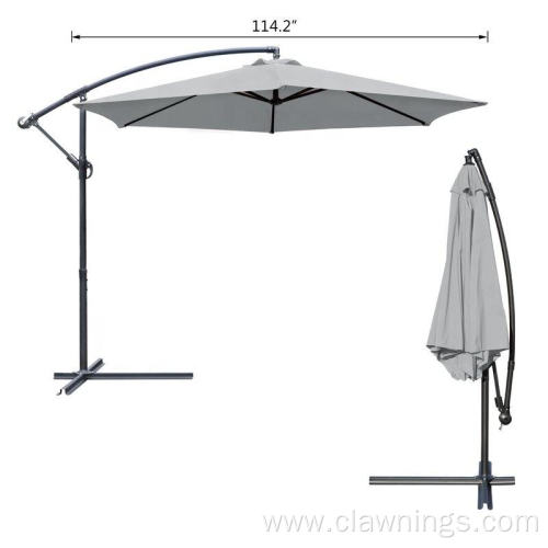 Patio Cantilever Offset Hanging Umbrella